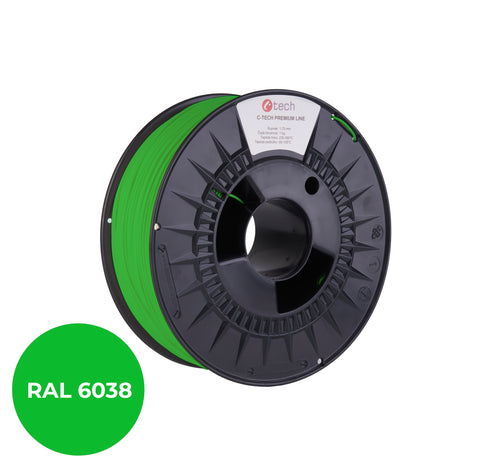 C TECH PREMIUM LINE ABS 175 mm 1 kg luminiscenční zelená