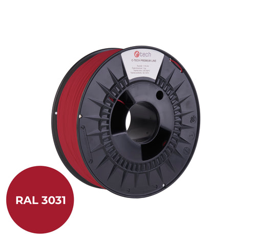C TECH PREMIUM LINE ABS 175 mm 1 kg orientální červená
